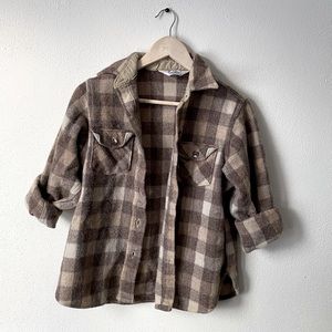 VINTAGE WOOLRICH Wool Buffalo Plaid Shirt